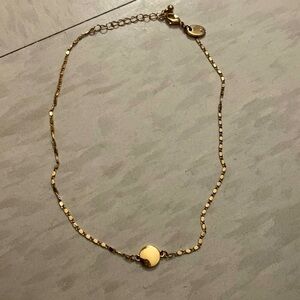 Vintage Gold Tone Adjustable Choker Coin Necklace